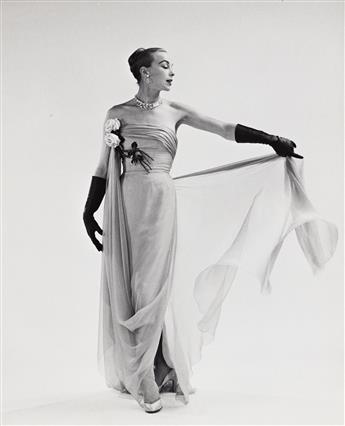 (FASHION) A group of approximately 40 photographs of stunning womens fashion designs by Howard Greer.